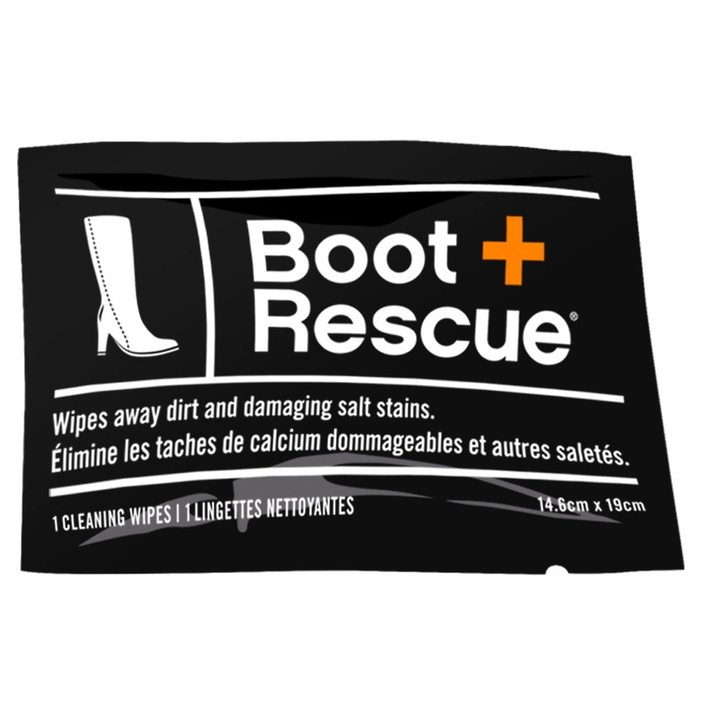 BootRescue All-Natural Shoe Cleaning Wipes - Box of 10 Individually Wrapped Wipes