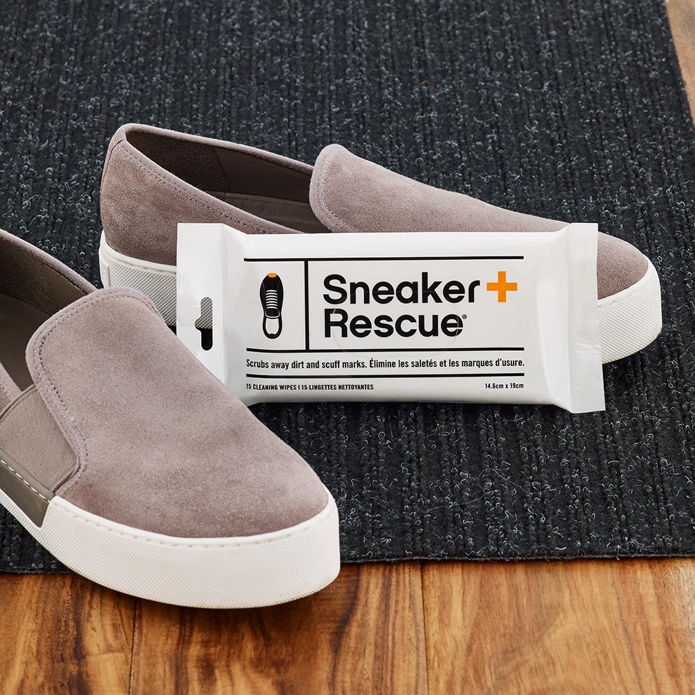 SneakerRescue All-Natural Sneaker Cleaning Wipes - Resealable Pack of 15