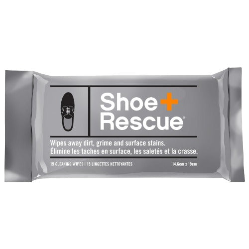 ShoeRescue nettoyantes pour chaussures entièrement naturelles - Paquet refermable de 15